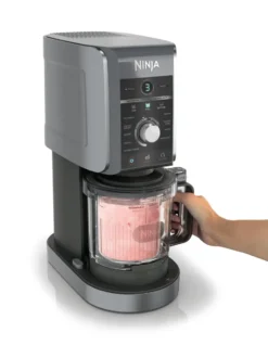 Ninja CREAMi deluxe NC502EU glass- och dessertmaskin, Black