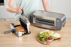 Ninja Foodi grill- och paninipress ST202EU 3-i-1, Rostfritt stål