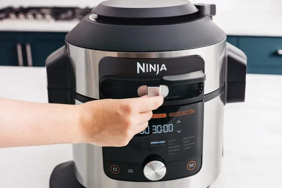 Ninja Foodi OL750 14-i-1 ONE-Lid multikokare 7,5 L, Rostfritt stål
