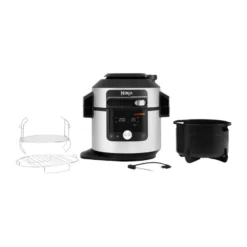 Ninja Foodi OL750 14-i-1 ONE-Lid multikokare 7,5 L, Rostfritt stål