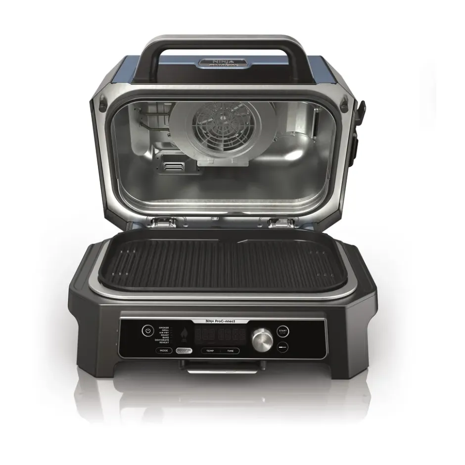 Ninja Woodfire elektrisk grill OG901EU pro connect xl, Svart