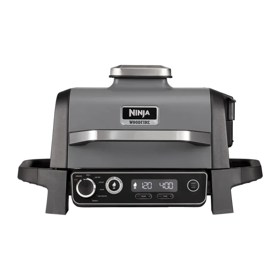 Ninja Woodfire OG701 7-i-1 elgrill 46x46 cm, Svart