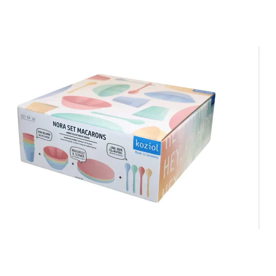 Nora Macarons servisset 16 delar, Multi
