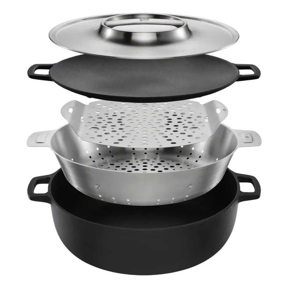 Norden Grill Chef 3-i-1 grillkorg, Ø30 cm