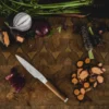 Norden kockkniv + grönsakskniv knivset 2 delar, Rostfritt stål-björk