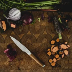 Norden kockkniv + grönsakskniv knivset 2 delar, Rostfritt stål-björk