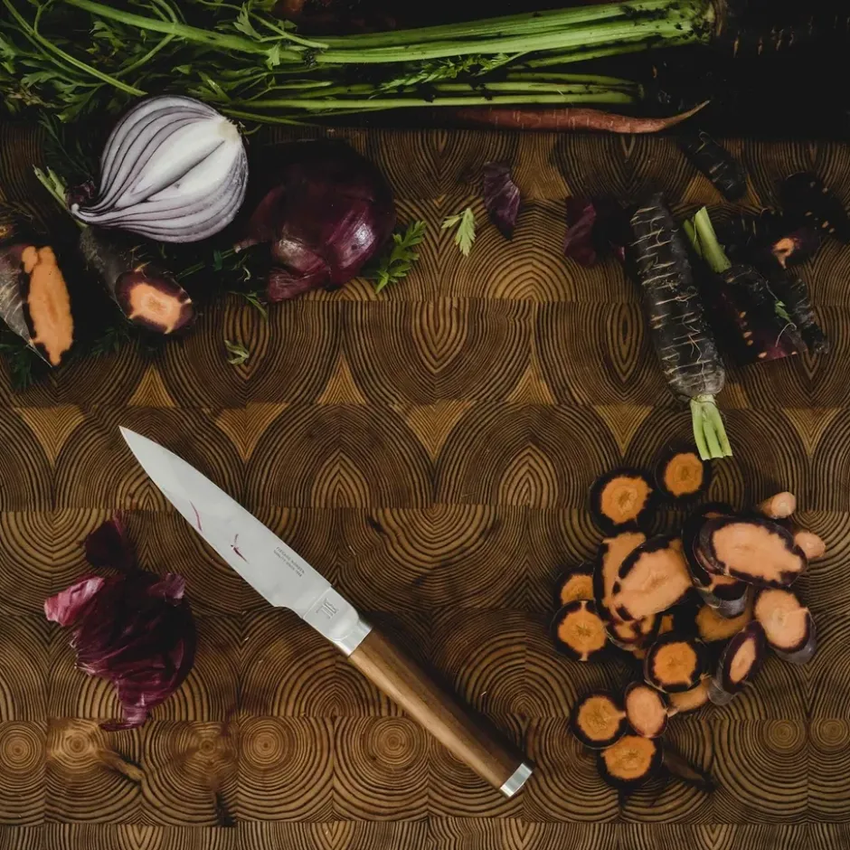 Norden kockkniv + grönsakskniv knivset 2 delar, Rostfritt stål-björk