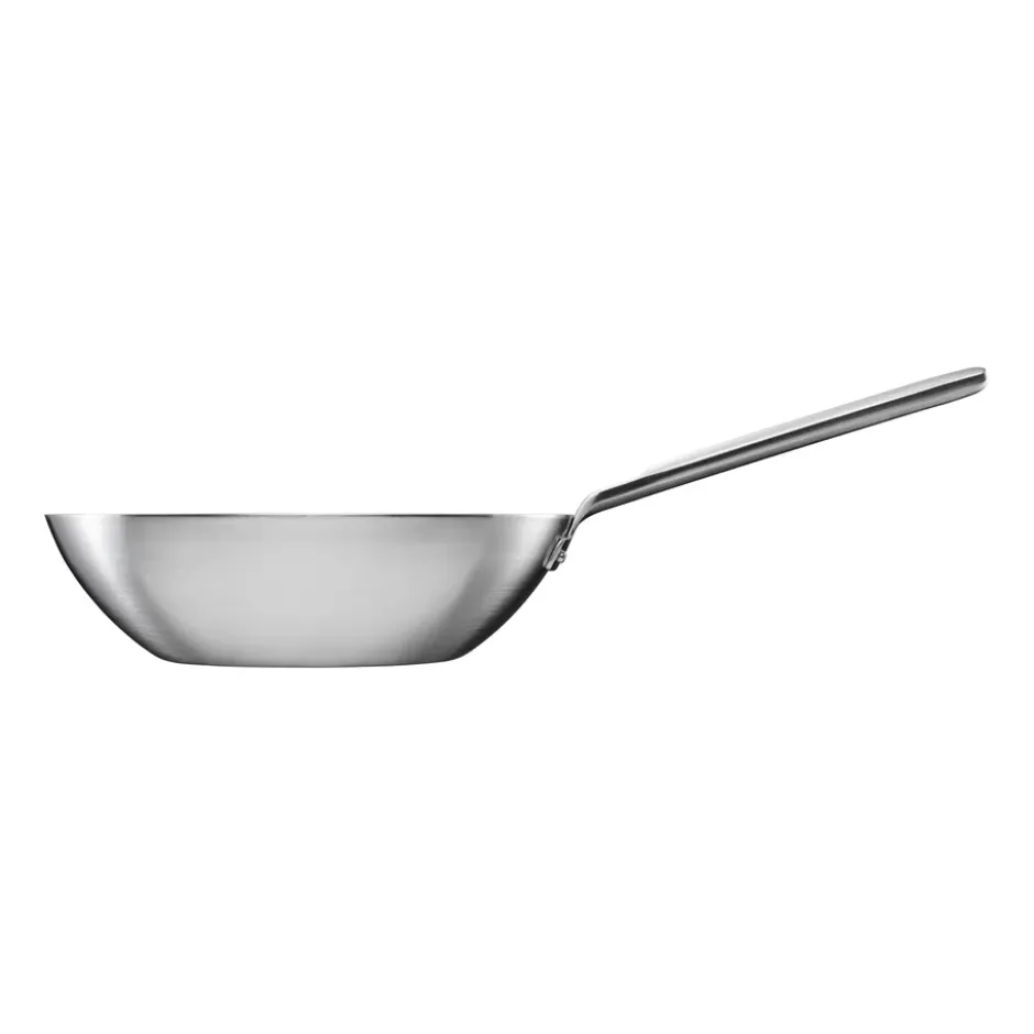 Norden Steel wokpanna rostfritt stål obelagd, Ø28 cm