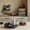 Nordic kitchen brödkorg, Black, large, Ø24,5 cm