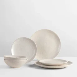 Nordic Vanilla dinnerset för två, 6 delar