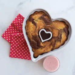 Nordic Ware elegant heart bundt bakform, 2,4 L