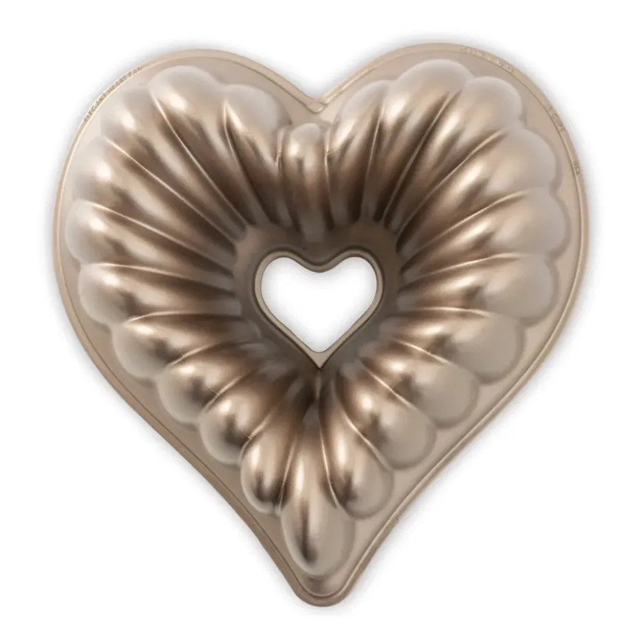 Nordic Ware elegant heart bundt bakform, 2,4 L