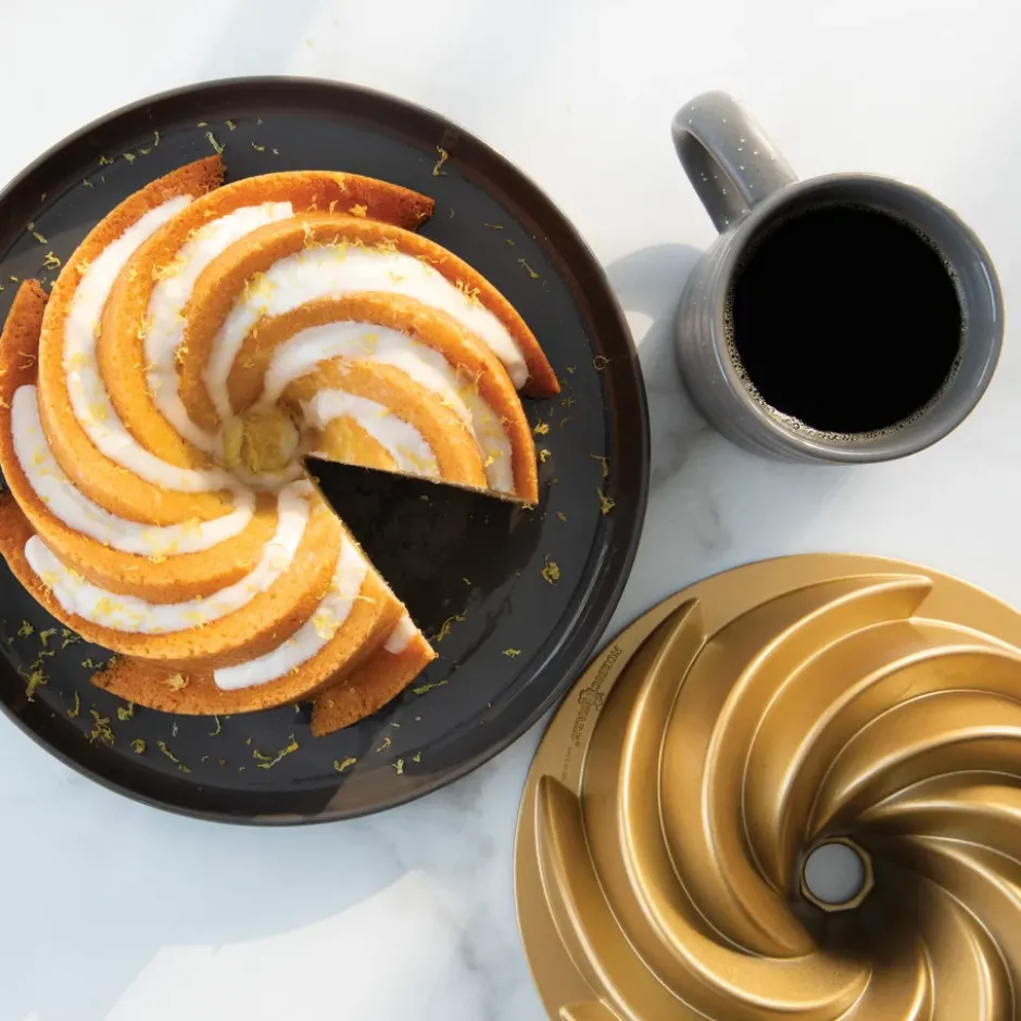 Nordic Ware heritage bundt bakform guld, 1,4 L
