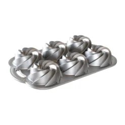 Nordic Ware Heritage bundtlette bakform, Silver