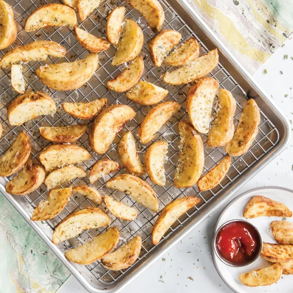 Nordic Ware naturals bakplåt med grillgaller, 32,7x45,4 cm