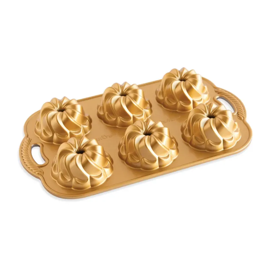 Nordic Ware piroutte bundtlette bakform 1,2 l, Guld