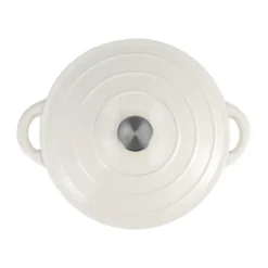 Nordwik gjutjärnsgryta rund 5 l, Creme