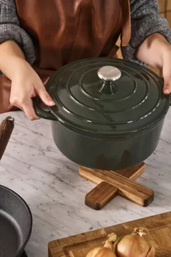 Nordwik gjutjärnsgryta rund 5 l, Grön