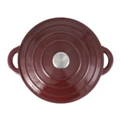 Nordwik gjutjärnsgryta rund 5 l, Burgundy