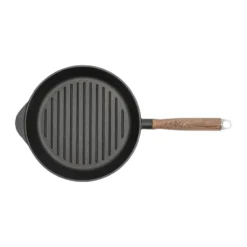 Nordwik grillpanna gjutjärn med trähandtag, 28 cm