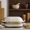 Nordwik Levain brödform emaljerad 39x26 cm, Creme