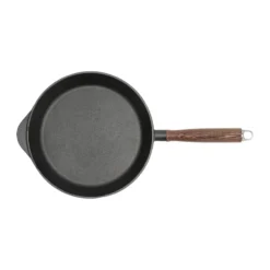 Nordwik stekpanna gjutjärn med trähandtag, 28 cm