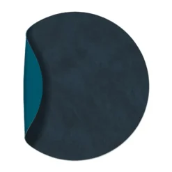 Nupo bordstablett circle vändbar M 1 st, Midnight blue-petrol