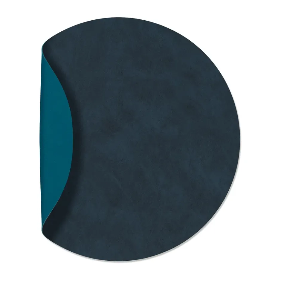 Nupo bordstablett circle vändbar XL 1 st, Midnight blue-petrol