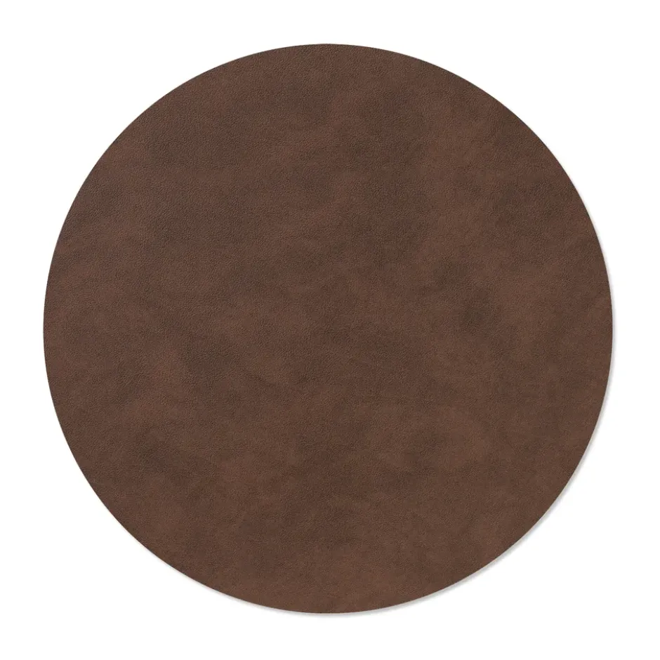 Nupo bordstablett circle XL, Mörkbrun