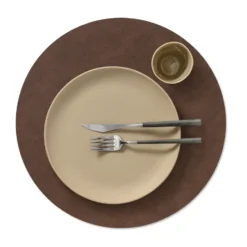 Nupo bordstablett circle XL, Mörkbrun