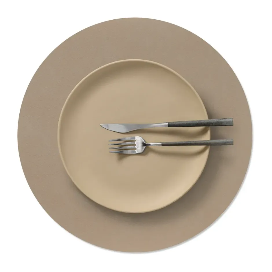 Nupo bordstablett, Clay brown, circle, L