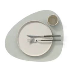 Nupo bordstablett curve L, metallic (stengrå)