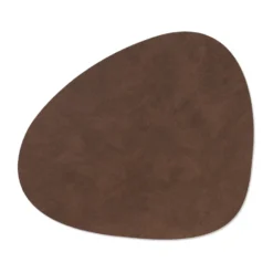 Nupo bordstablett curve L, mörkbrun