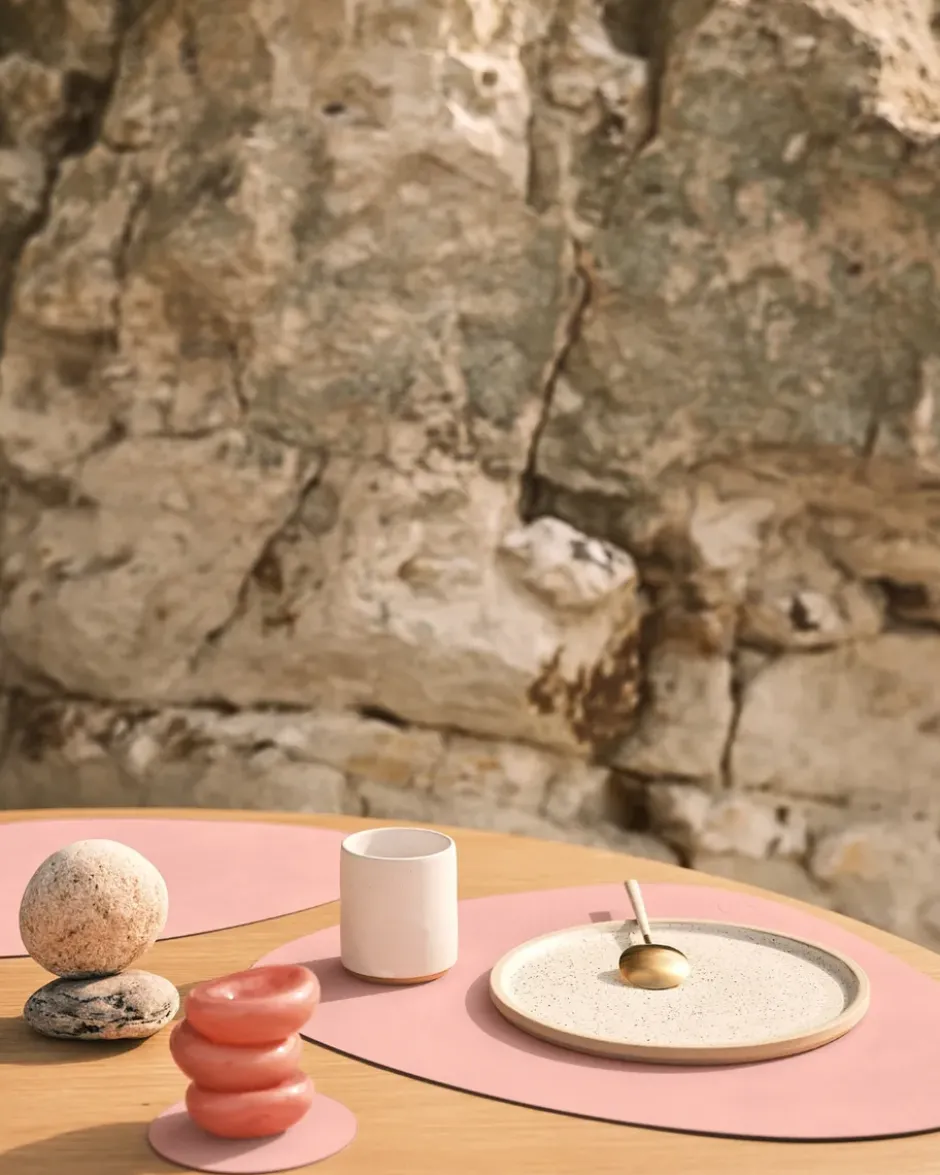 Nupo bordstablett curve L, rosa