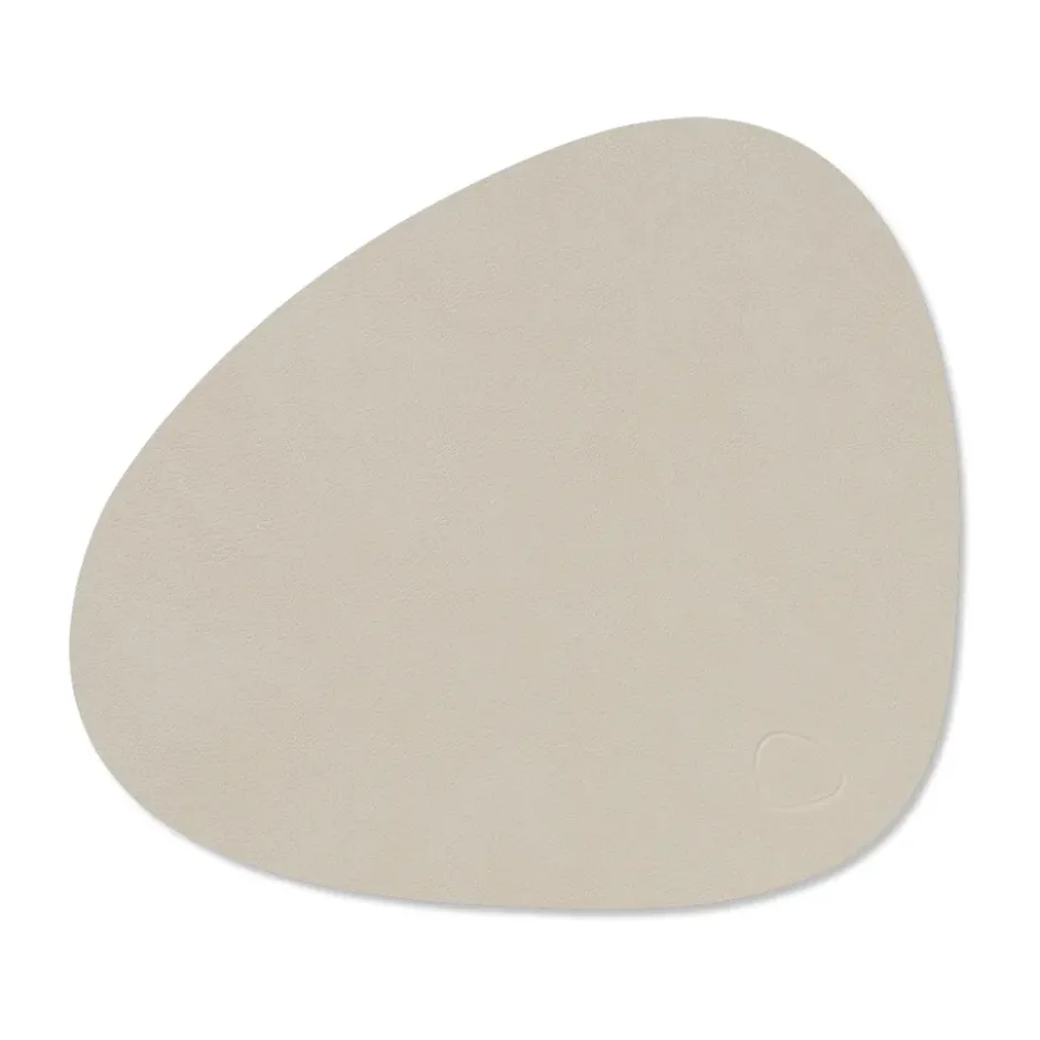 Nupo bordstablett curve S, Oyster white