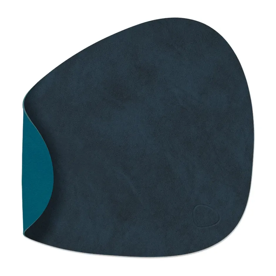 Nupo bordstablett curve vändbar S 1 st, Midnight blue-petrol