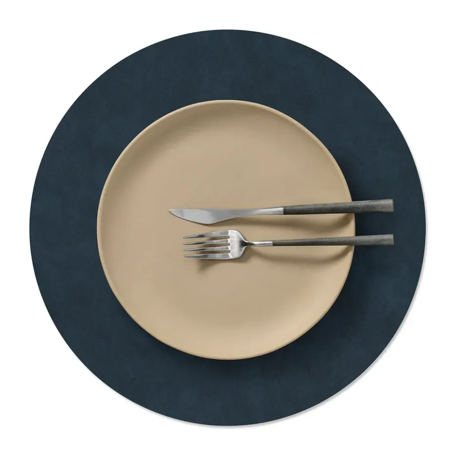Nupo bordstablett, Midnight blue, circle, L