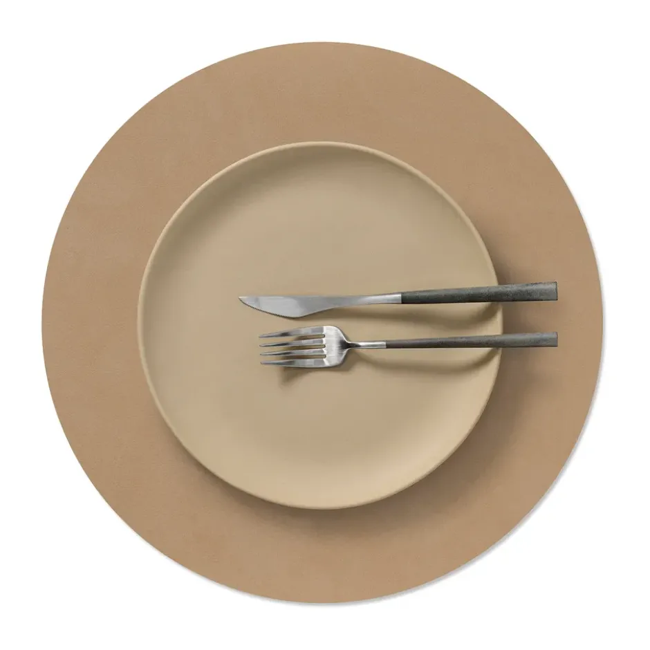 Nupo bordstablett, Nougat, circle, L