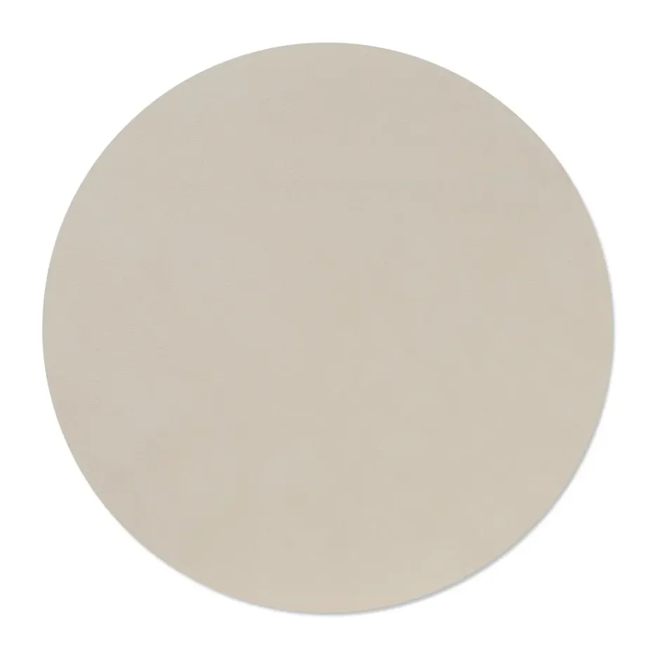 Nupo bordstablett, Oyster white, circle, L