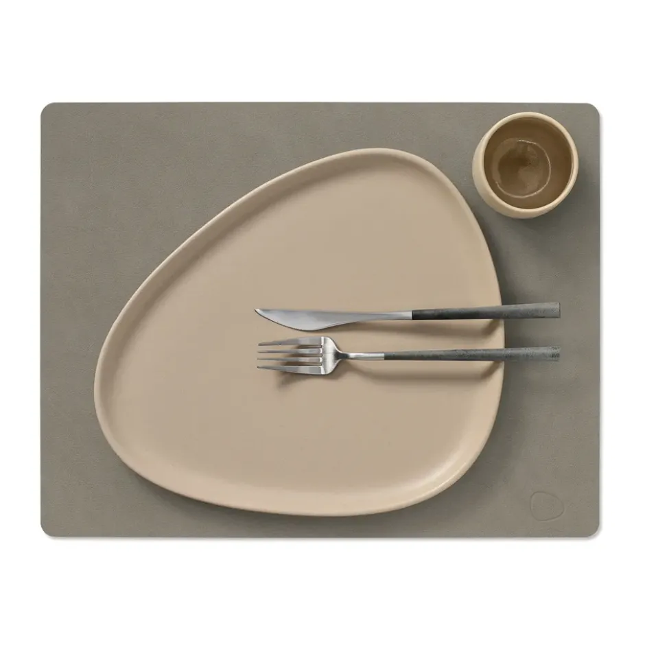 Nupo bordstablett square L, Flint grey
