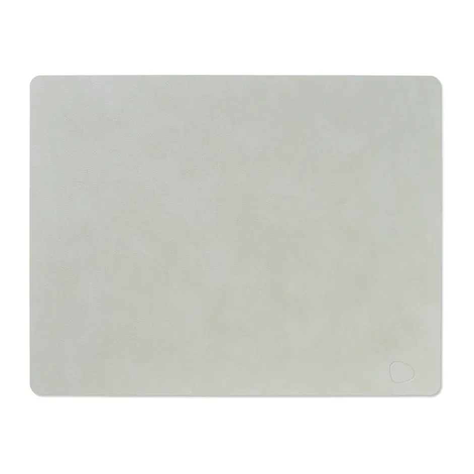 Nupo bordstablett square L, metallic (stengrå)
