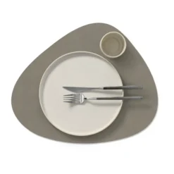 Nupo bordstablett vändbar curve L 1 st, Linen-flint grey