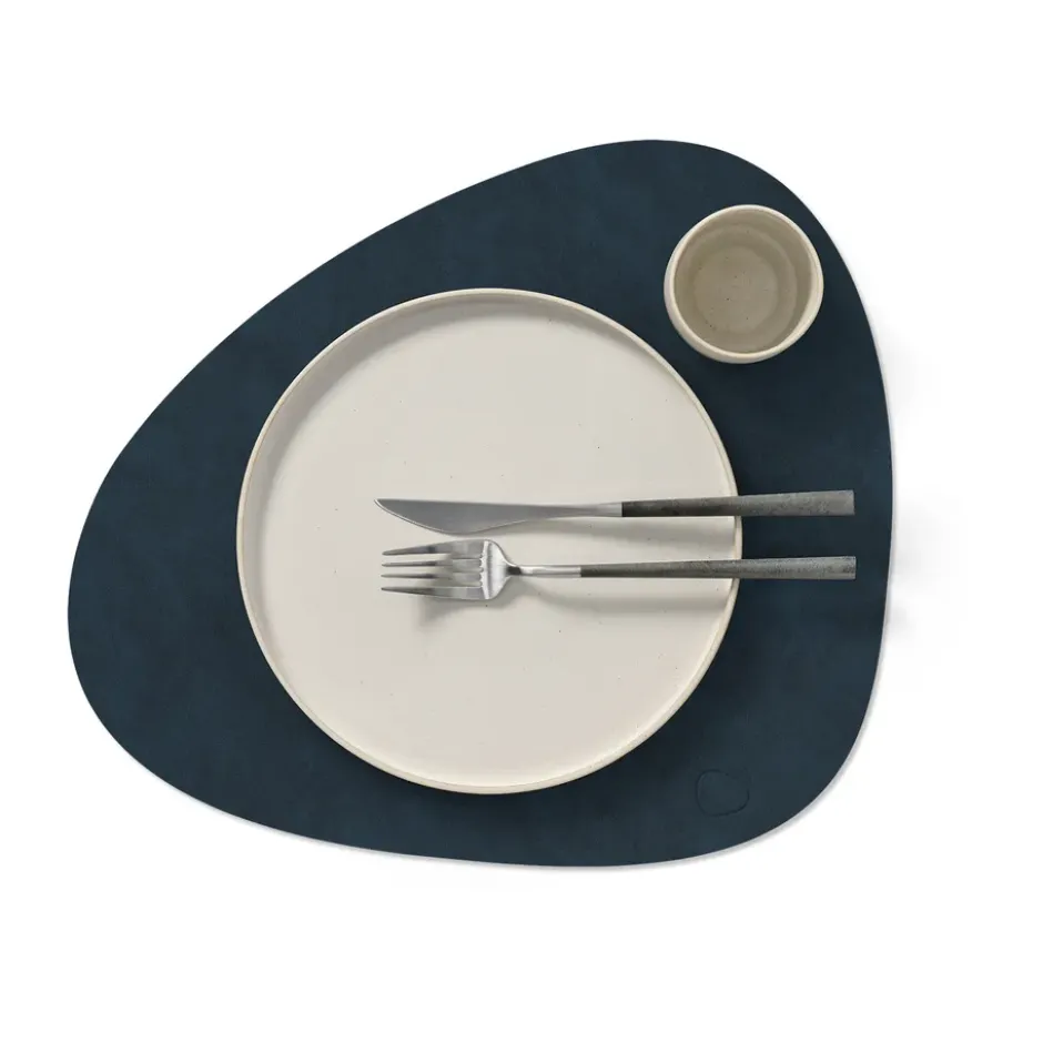 Nupo bordstablett vändbar curve L 1 st, Midnight blue-petrol