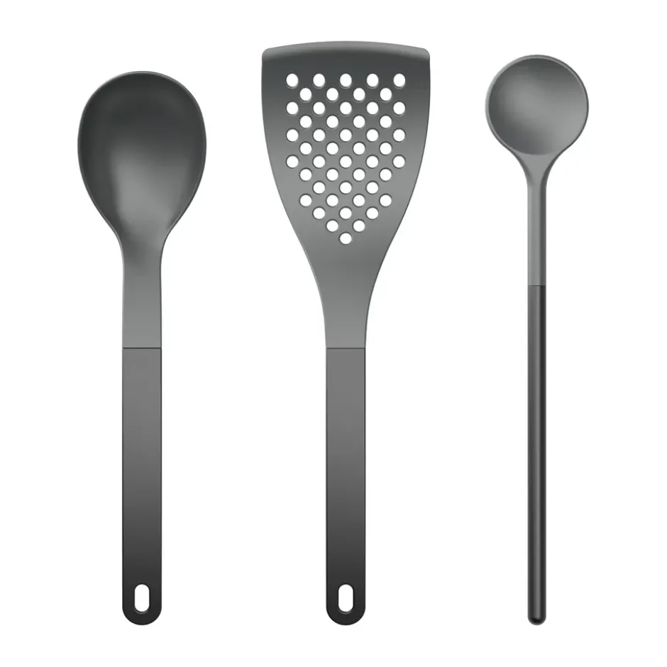 Optima köksredskap 1 3 delar, Svart nylon