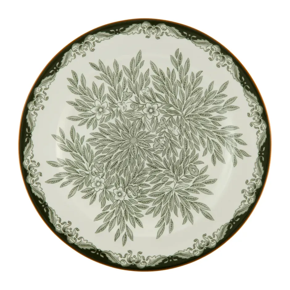 Ostindia Floris tallrik Ø27 cm, Grön