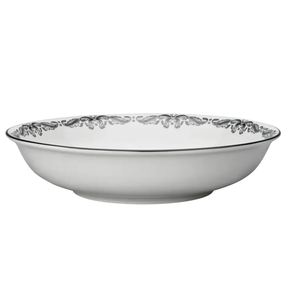 Ostindia Svart djup tallrik, Ø 22 cm