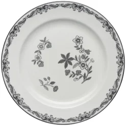 Ostindia Svart tallrik, Ø 27 cm