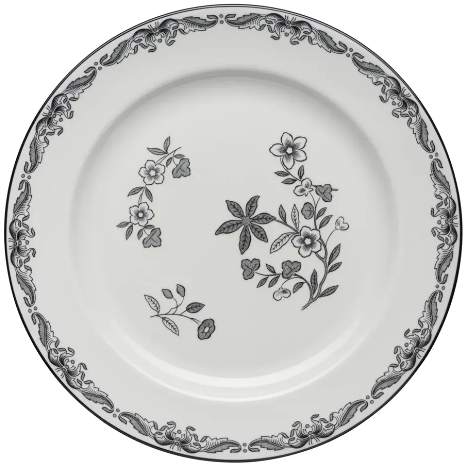 Ostindia Svart tallrik, Ø 27 cm