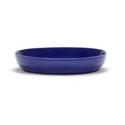 Ottolenghi Feast djup tallrik Ø22 cm 2-pack, Dark blue stripes-white