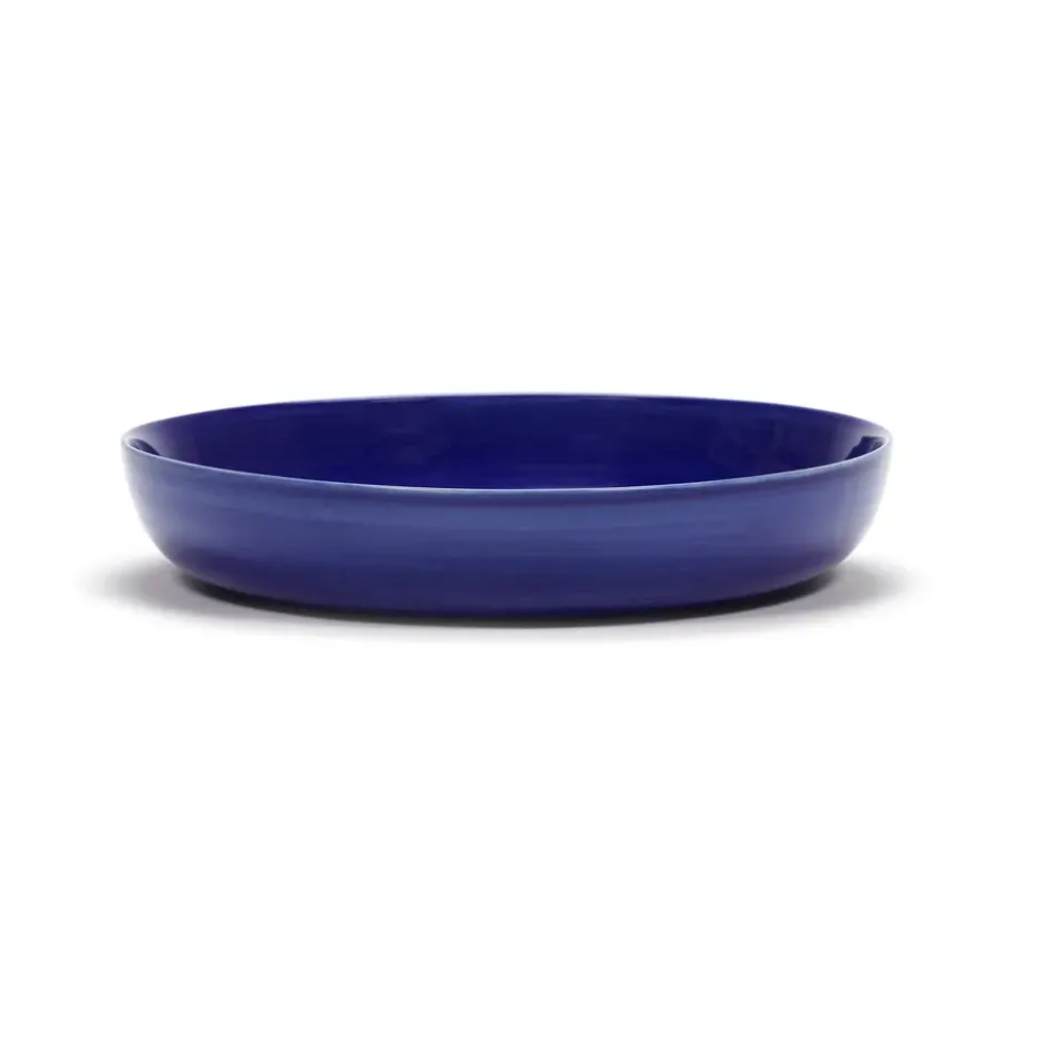 Ottolenghi Feast djup tallrik Ø22 cm 2-pack, Dark blue stripes-white
